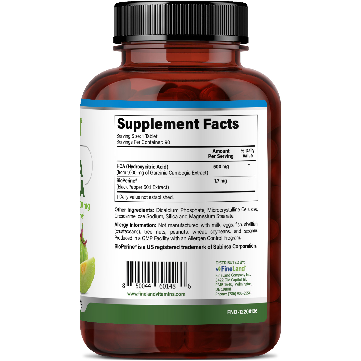 LATERAL DERECHO GARCINIA CAMBOGIA Garcinia Cambogia - Image 3