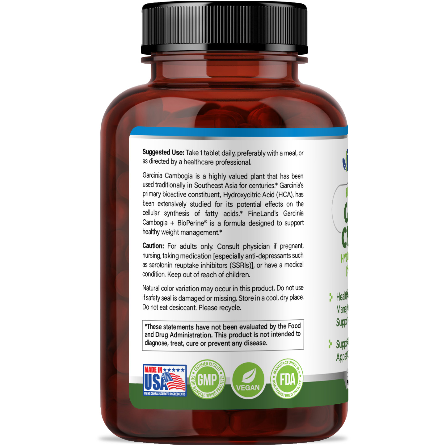LATERRAL IZQUIERDA GARCINIA CAMBOGIA Garcinia Cambogia - Image 4